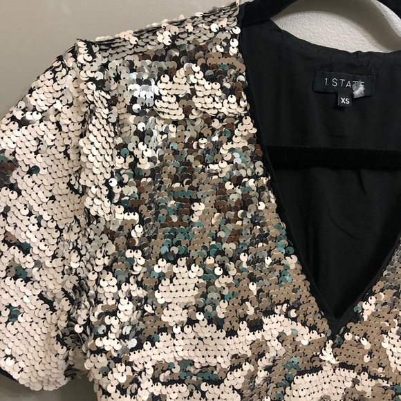 Revolve 1. State Sequin Dress - Picture 4 of 5